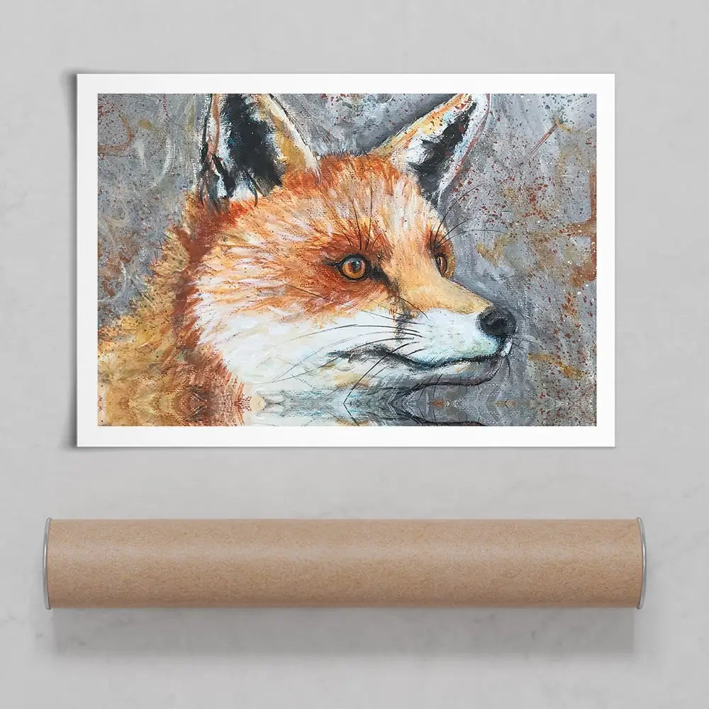 Mr Fox Art Print Mr Fox Art Print wall art product Jane Brookshaw