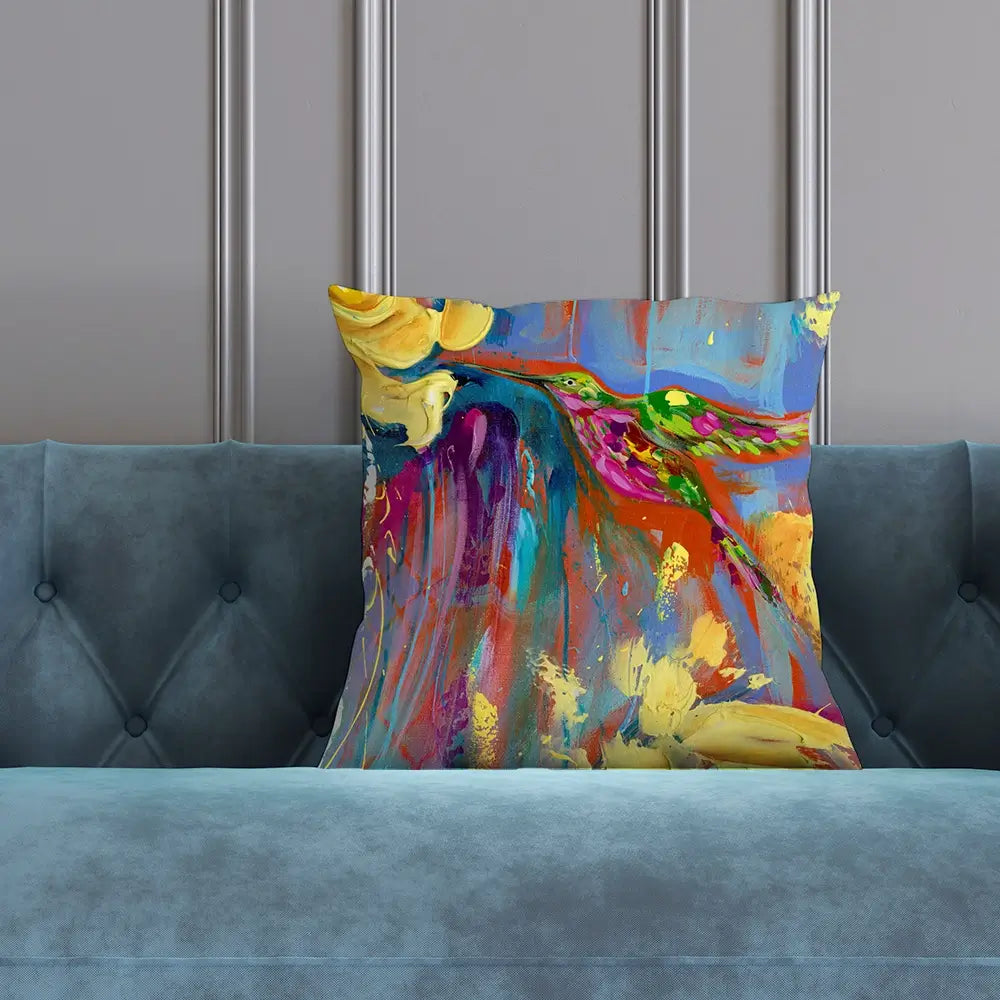 Mr Hummer Cushion Mr Hummer Cushion wall art product Estelle Grengs - Independent