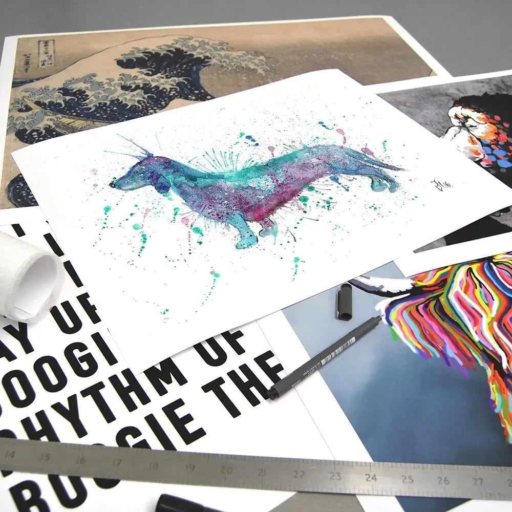 Mr Sausage Dog Art Print Mr Sausage Dog Art Print wall art product Jamie Taylor