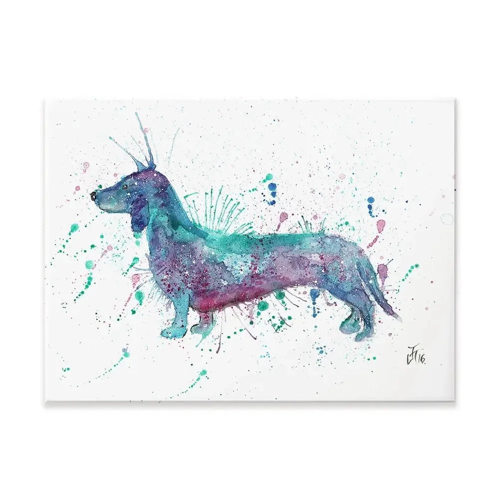Mr Sausage Dog Canvas Print Mr Sausage Dog Canvas Print wall art product Jamie Taylor