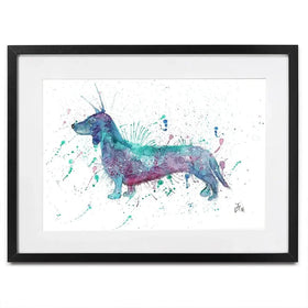 Mr Sausage Dog Framed Art Print Mr Sausage Dog Framed Art Print wall art product Jamie Taylor