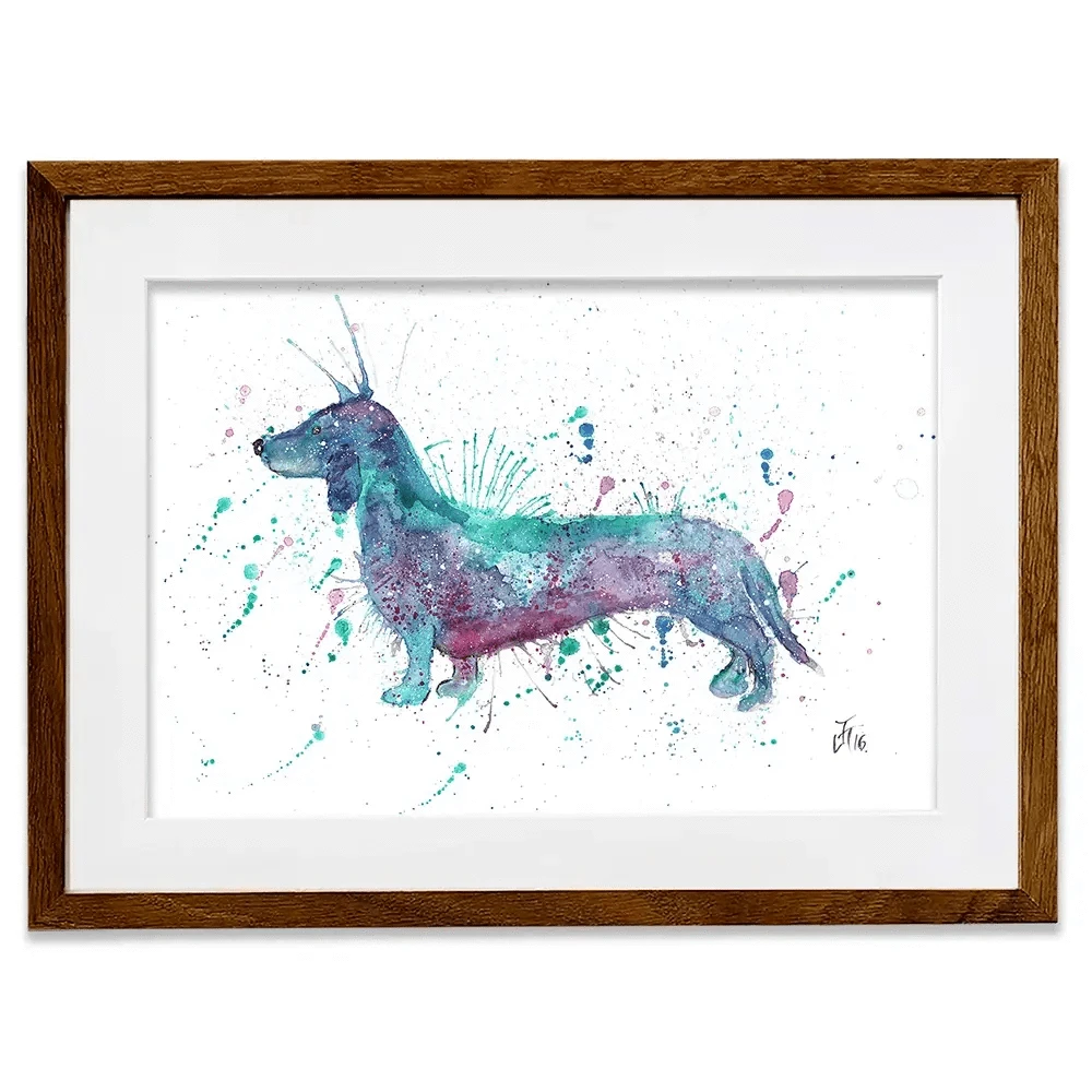Mr Sausage Dog Framed Art Print Mr Sausage Dog Framed Art Print wall art product Jamie Taylor