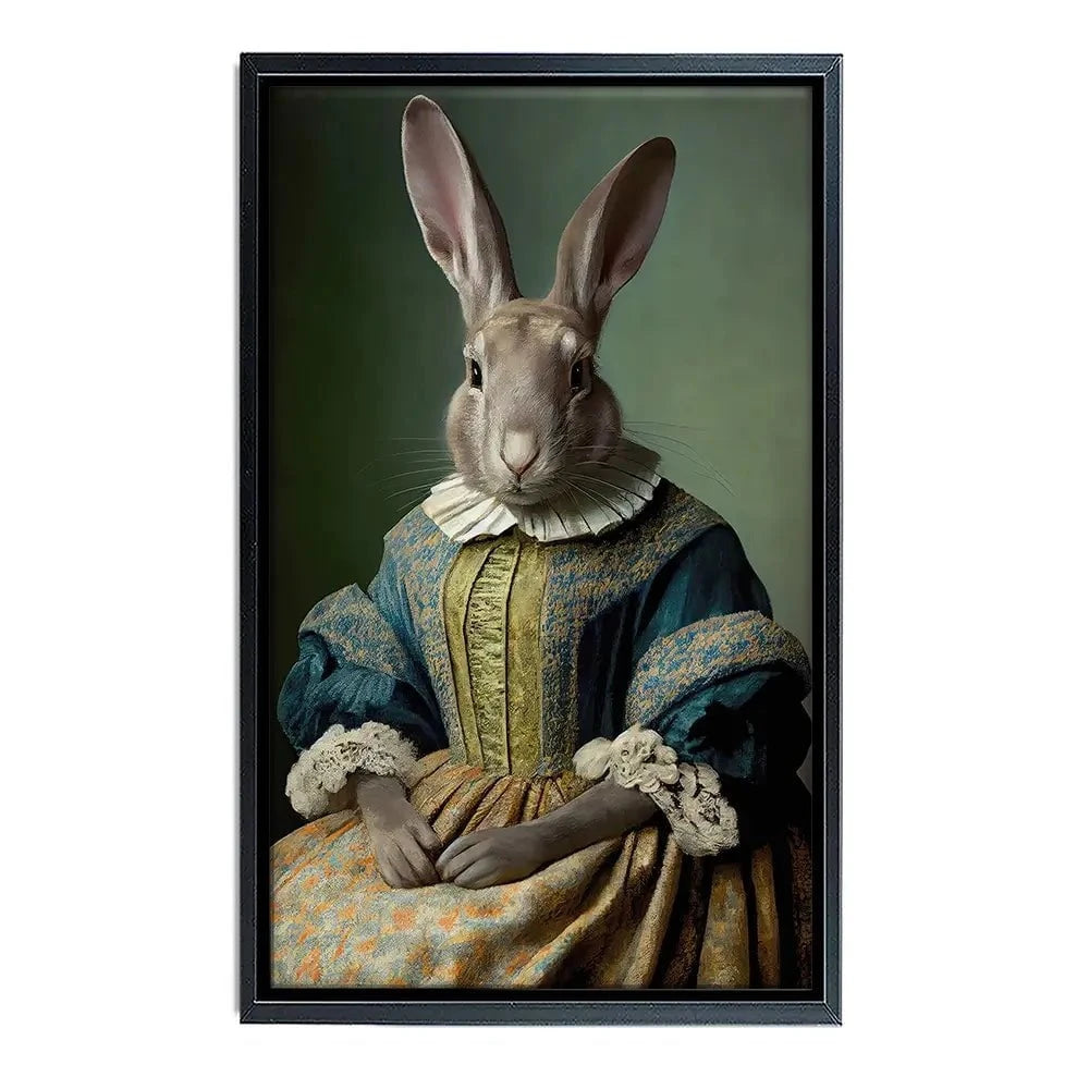 Mrs Bunny Canvas Print Mrs Bunny Canvas Print wall art product Treechild