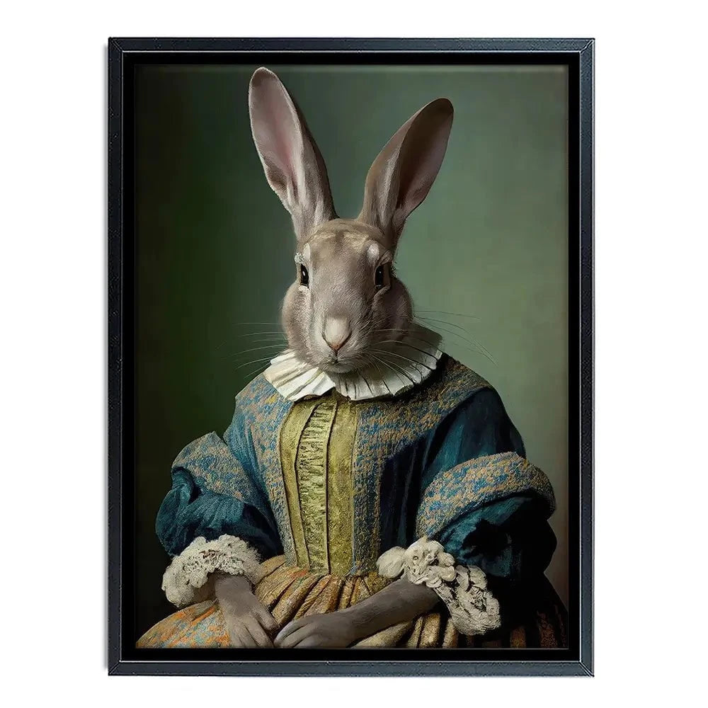 Mrs Bunny Canvas Print Mrs Bunny Canvas Print wall art product Treechild
