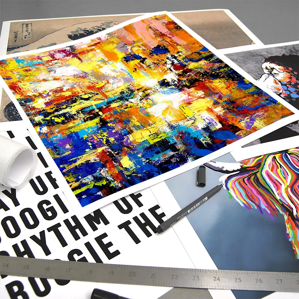 Muddled Square Art Print Muddled Square Art Print wall art product Ivailo Nikolov / Shutterstock