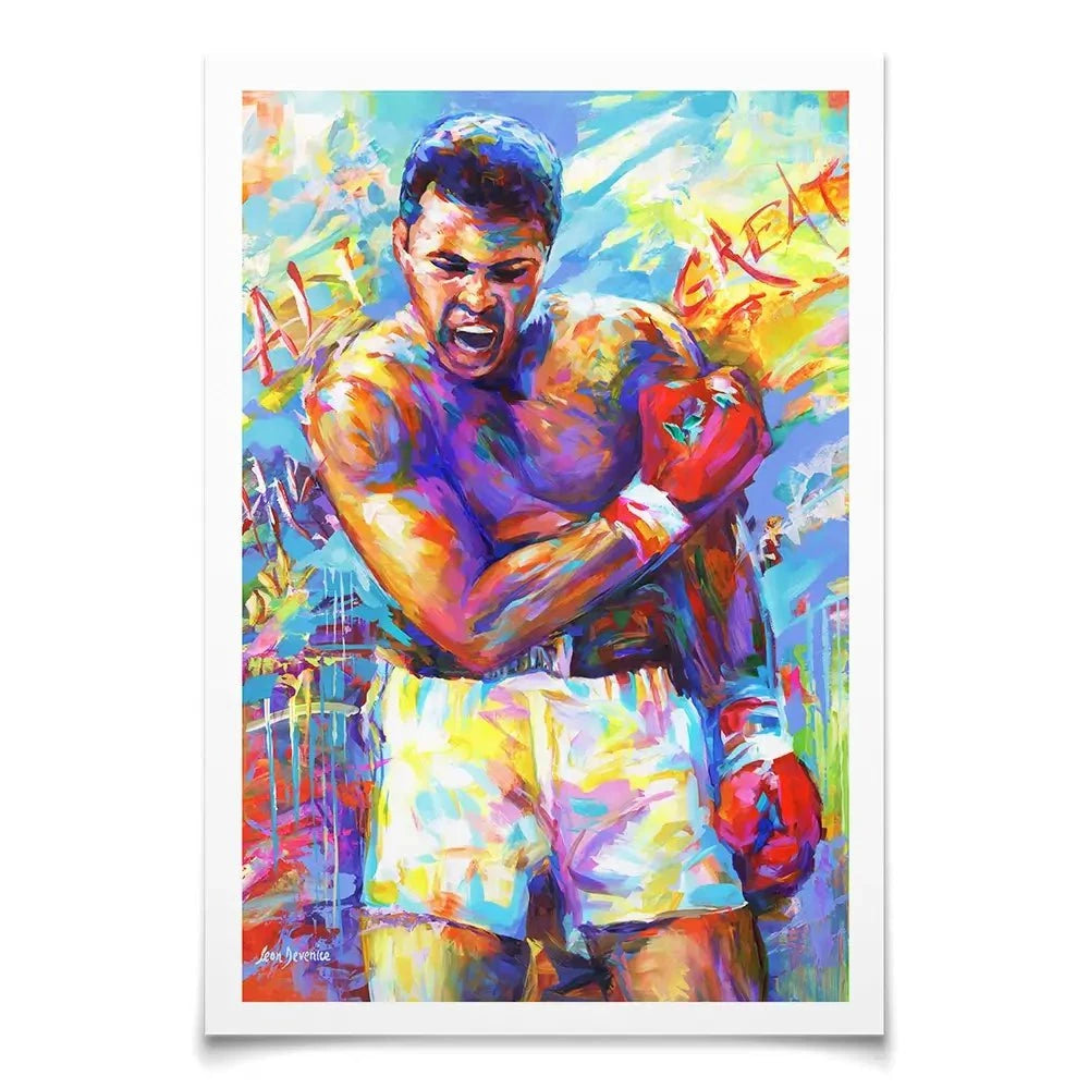 Muhammad Ali Art Print Muhammad Ali Art Print wall art product Leon Devenice