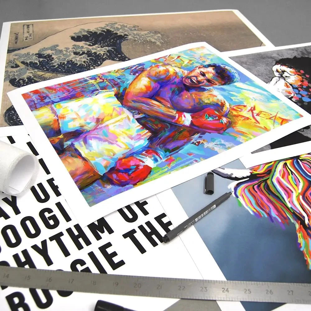 Muhammad Ali Art Print Muhammad Ali Art Print wall art product Leon Devenice