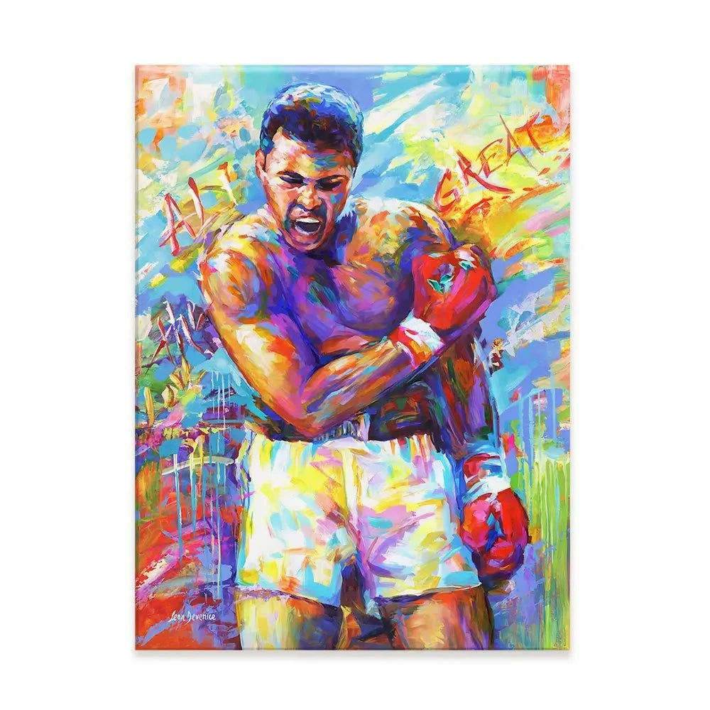 Muhammad Ali Canvas Print Muhammad Ali Canvas Print wall art product Leon Devenice