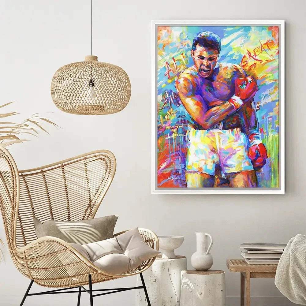Muhammad Ali Canvas Print Muhammad Ali Canvas Print wall art product Leon Devenice