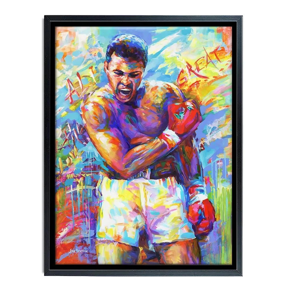 Muhammad Ali Canvas Print Muhammad Ali Canvas Print wall art product Leon Devenice