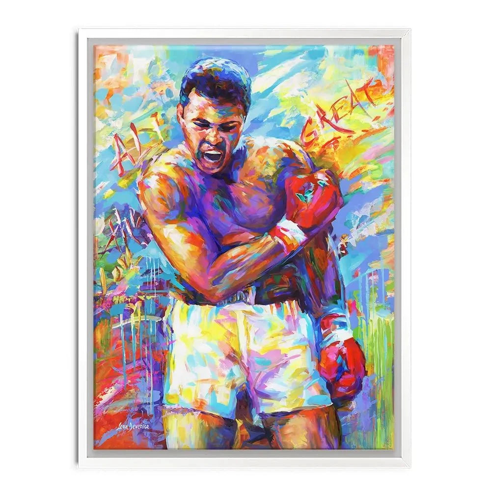 Muhammad Ali Canvas Print Muhammad Ali Canvas Print wall art product Leon Devenice
