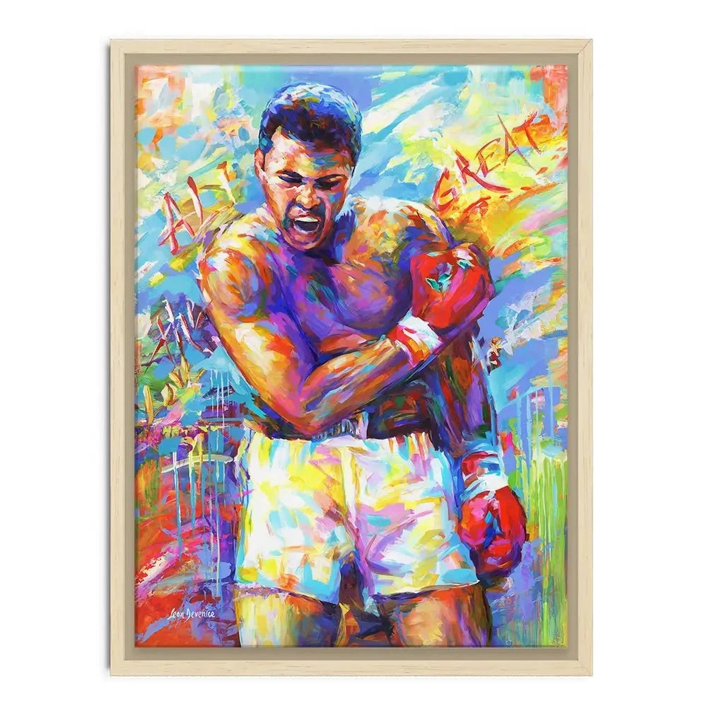 Muhammad Ali Canvas Print Muhammad Ali Canvas Print wall art product Leon Devenice