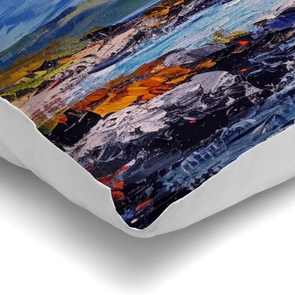 Mull Mountains Cushion Mull Mountains Cushion wall art product Art Print Shop