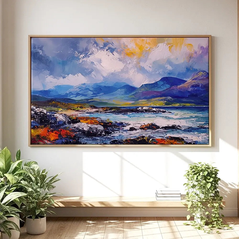 Mull Mountains Oversized Canvas Print Mull Mountains Oversized Canvas Print wall art product Art Print Shop