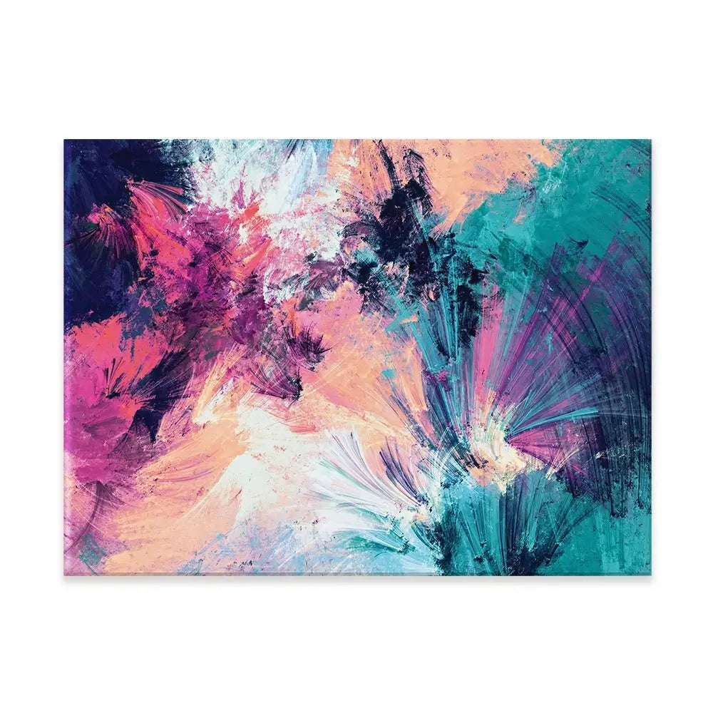 Multicoloured Abstract Canvas Print Multicoloured Abstract Canvas Print wall art product Excellent backgrounds / Shutterstock