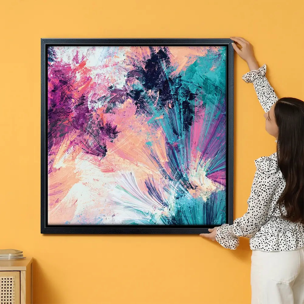 Multicoloured Abstract Oversized Canvas Print Multicoloured Abstract Oversized Canvas Print wall art product Art Print Shop