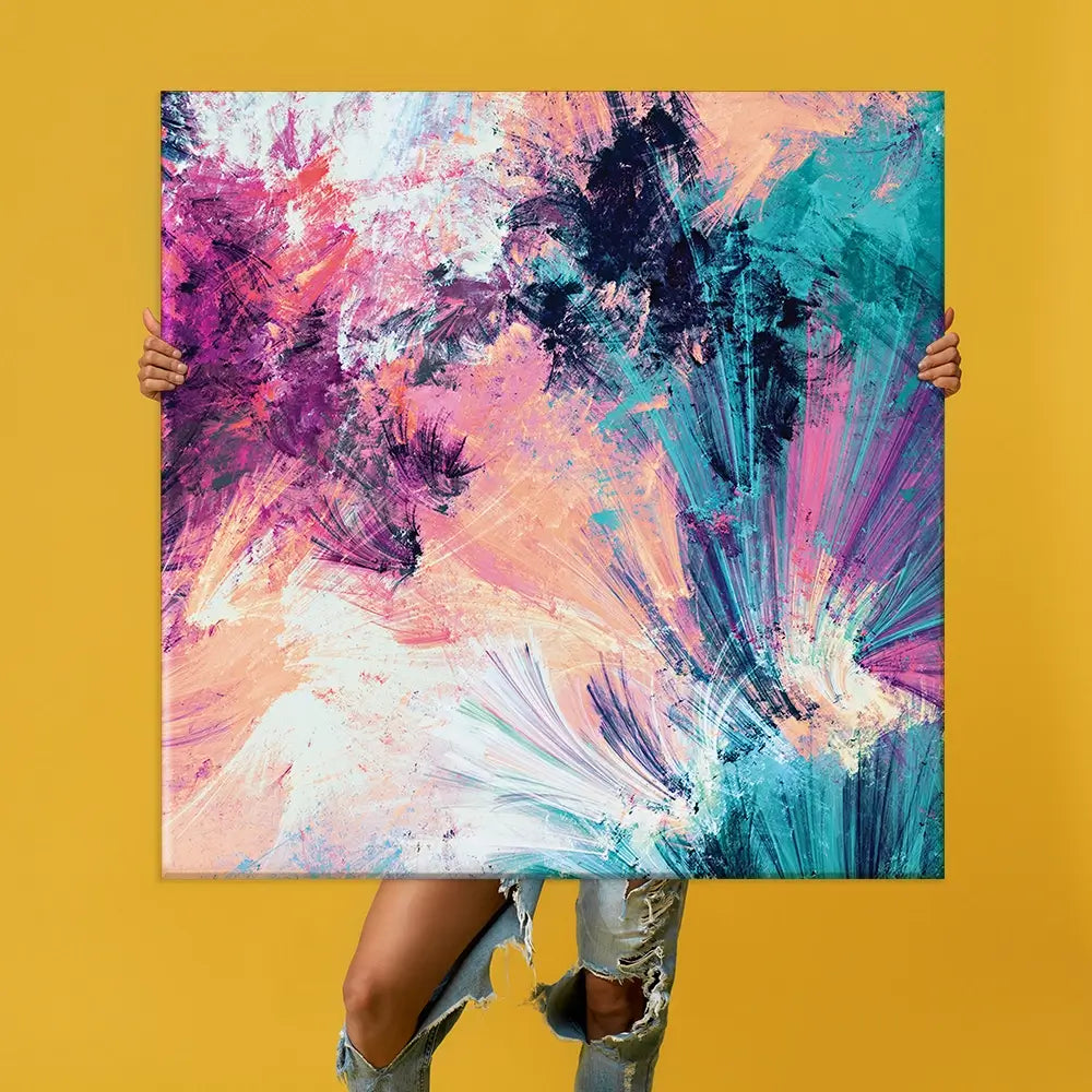 Multicoloured Abstract Oversized Canvas Print Multicoloured Abstract Oversized Canvas Print wall art product Art Print Shop