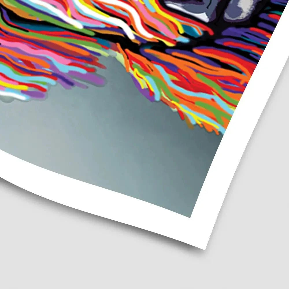 Multicoloured Coo Art Print Multicoloured Coo Art Print wall art product Independent