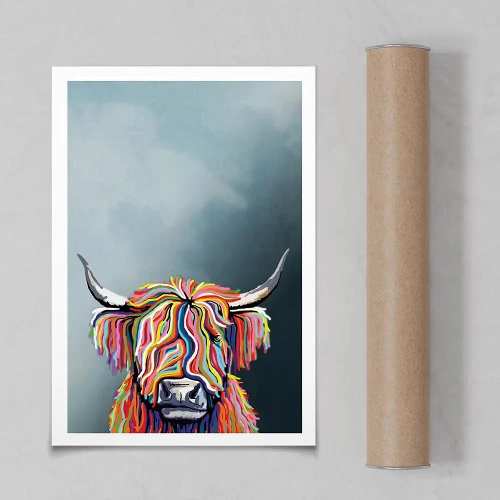 Multicoloured Coo Art Print Multicoloured Coo Art Print wall art product Independent