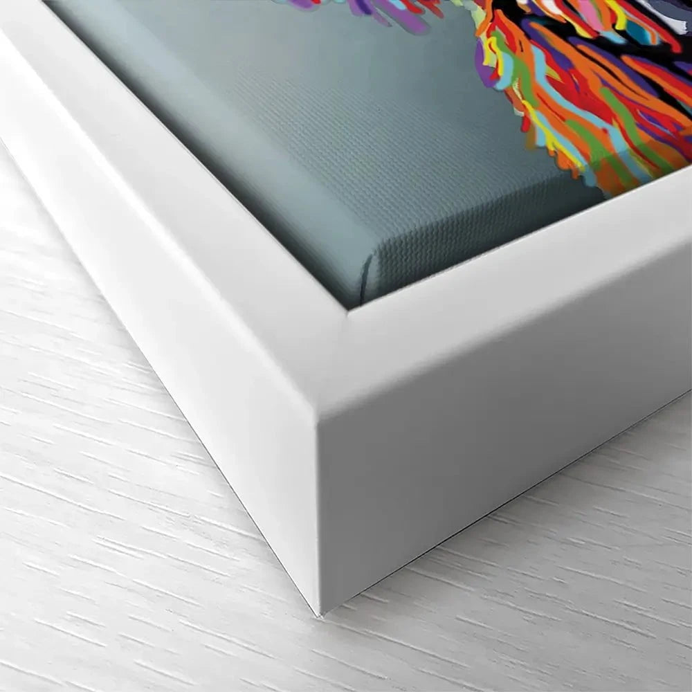 Multicoloured Coo Canvas Print Multicoloured Coo Canvas Print wall art product Independent