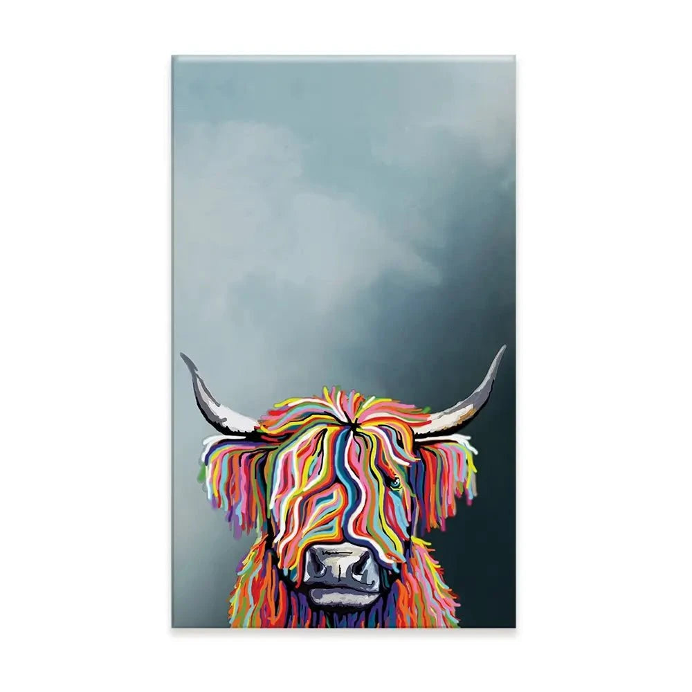 Multicoloured Coo Canvas Print Multicoloured Coo Canvas Print wall art product Independent