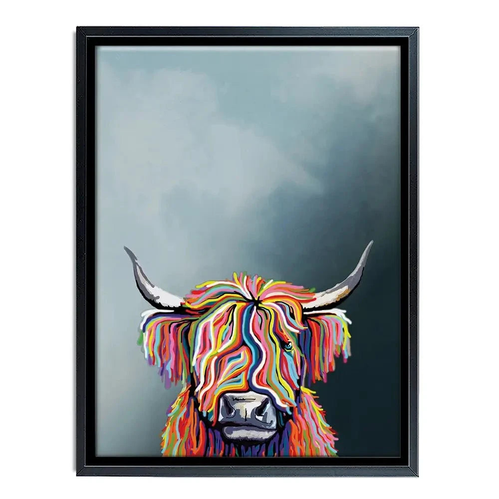 Multicoloured Coo Canvas Print Multicoloured Coo Canvas Print wall art product Independent