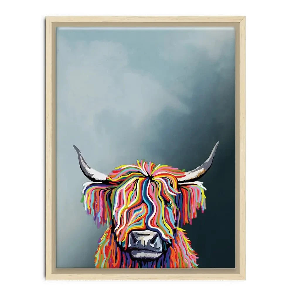 Multicoloured Coo Canvas Print Multicoloured Coo Canvas Print wall art product Independent