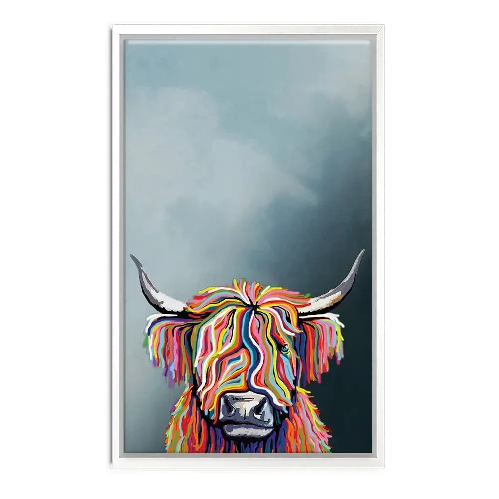 Multicoloured Coo Canvas Print Multicoloured Coo Canvas Print wall art product Independent