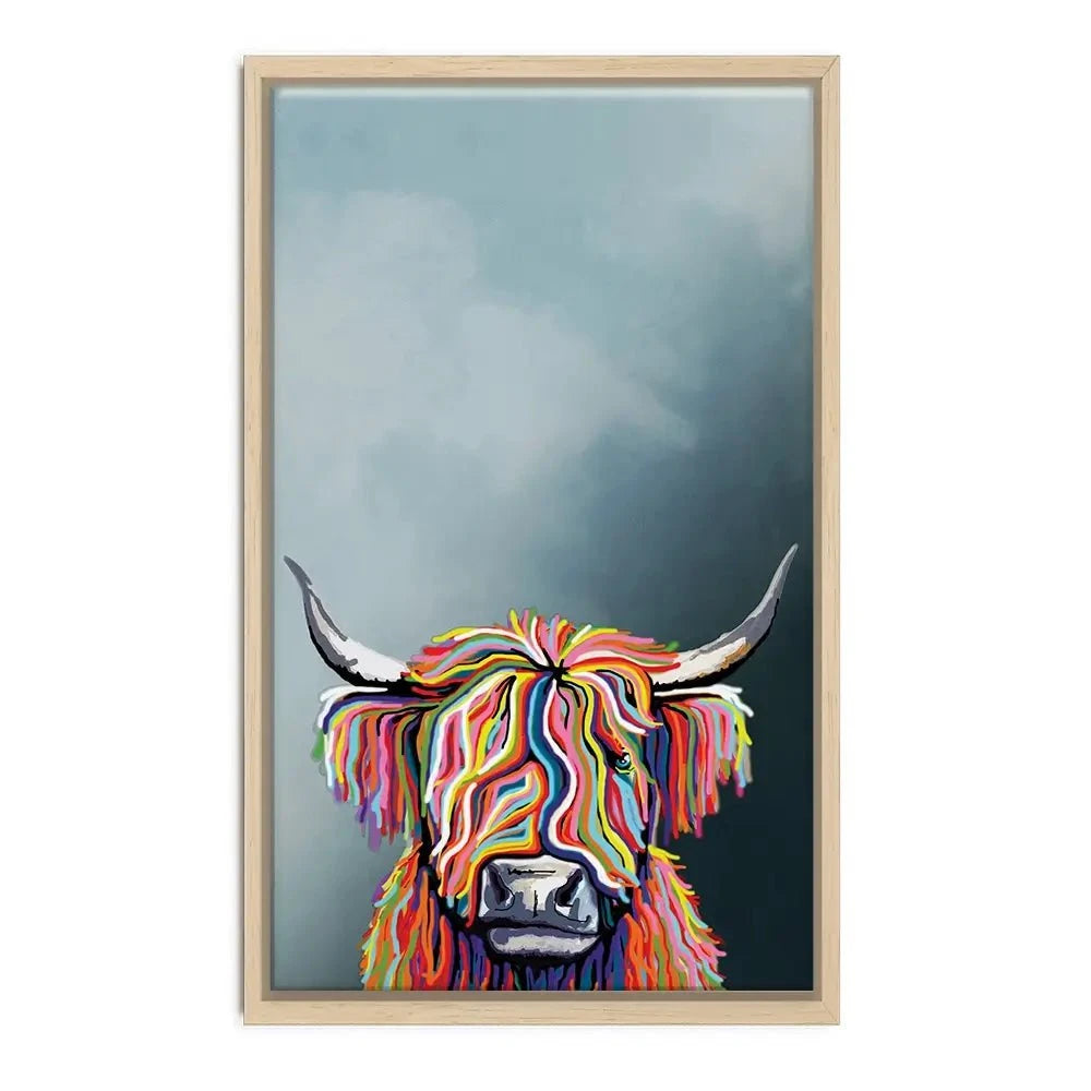 Multicoloured Coo Canvas Print Multicoloured Coo Canvas Print wall art product Independent