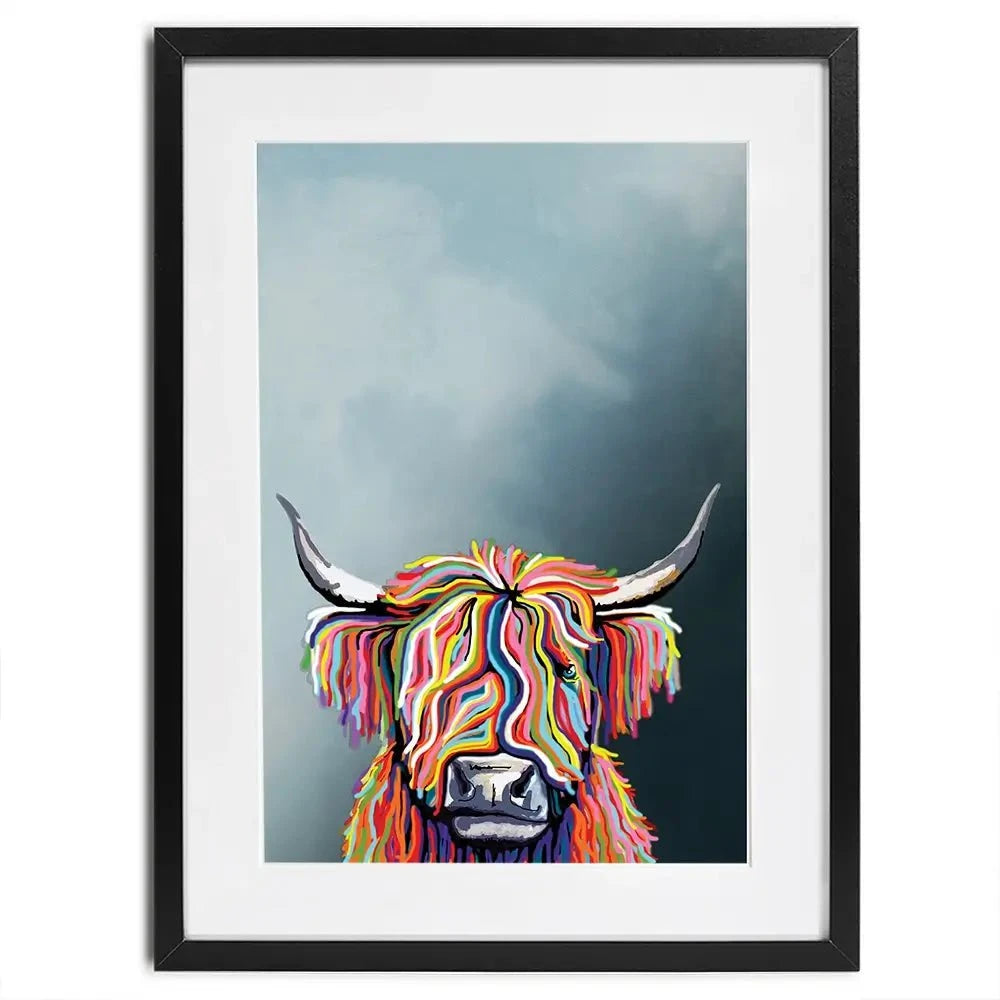 Multicoloured Coo Framed Art Print Multicoloured Coo Framed Art Print wall art product Independent