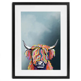 Multicoloured Coo Framed Art Print Multicoloured Coo Framed Art Print wall art product Independent