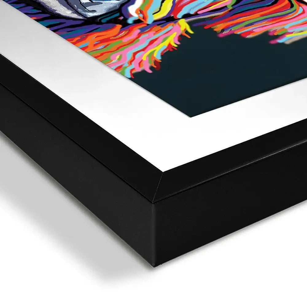 Multicoloured Coo Framed Art Print Multicoloured Coo Framed Art Print wall art product Independent