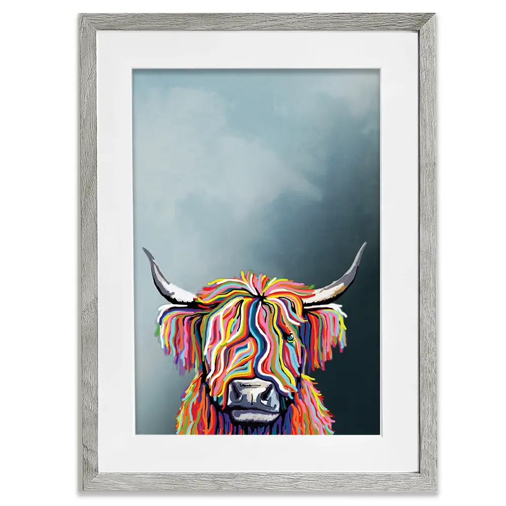 Multicoloured Coo Framed Art Print Multicoloured Coo Framed Art Print wall art product Independent