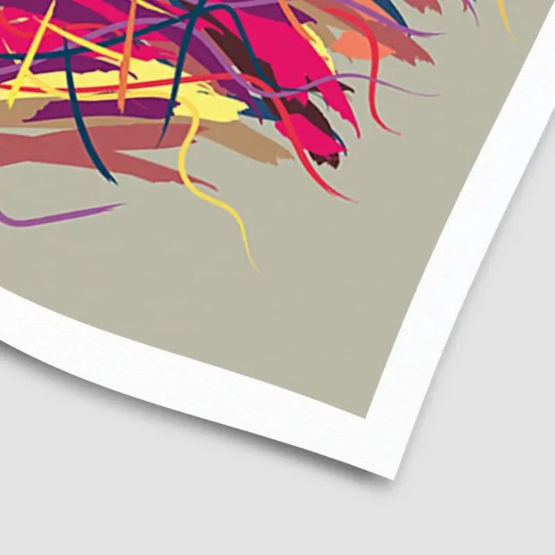 Multicoloured Elephant Art Print Multicoloured Elephant Art Print wall art product PrathapGopal / Shutterstock