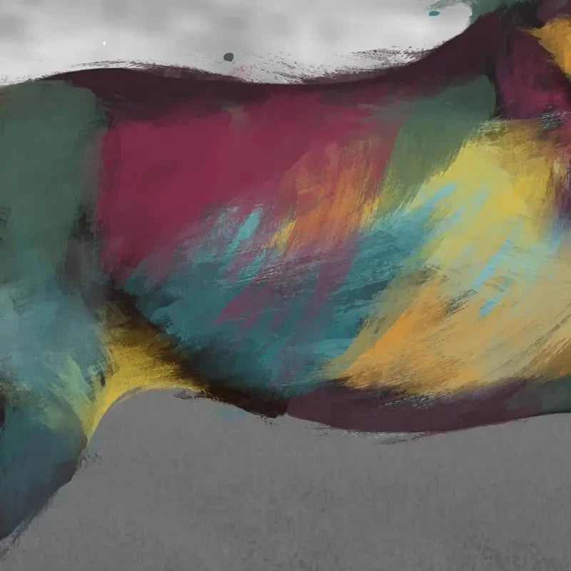 Multicoloured Horse Framed Art Print Multicoloured Horse Framed Art Print wall art product Aimee Linzi