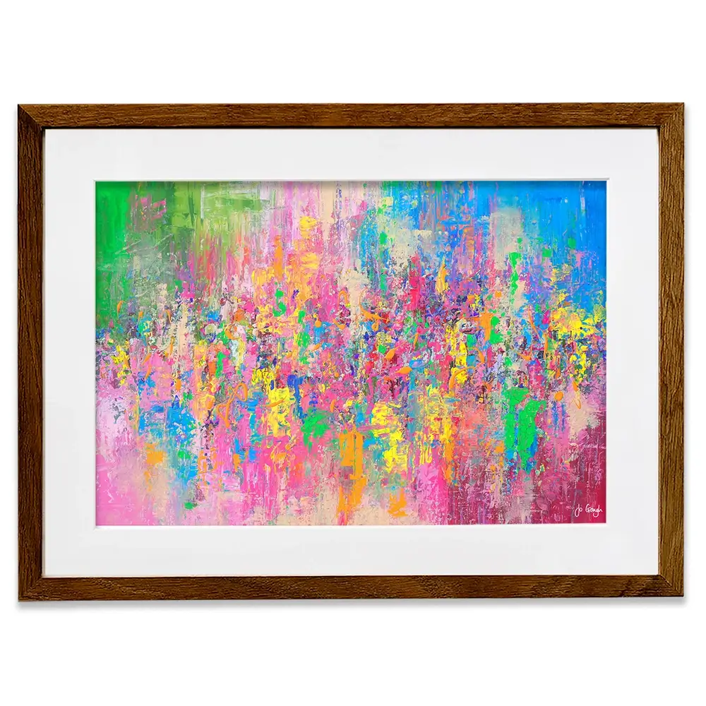 Multicoloured Spectrum Of Dreams Framed Art Print Multicoloured Spectrum Of Dreams Framed Art Print wall art product Jo Gough