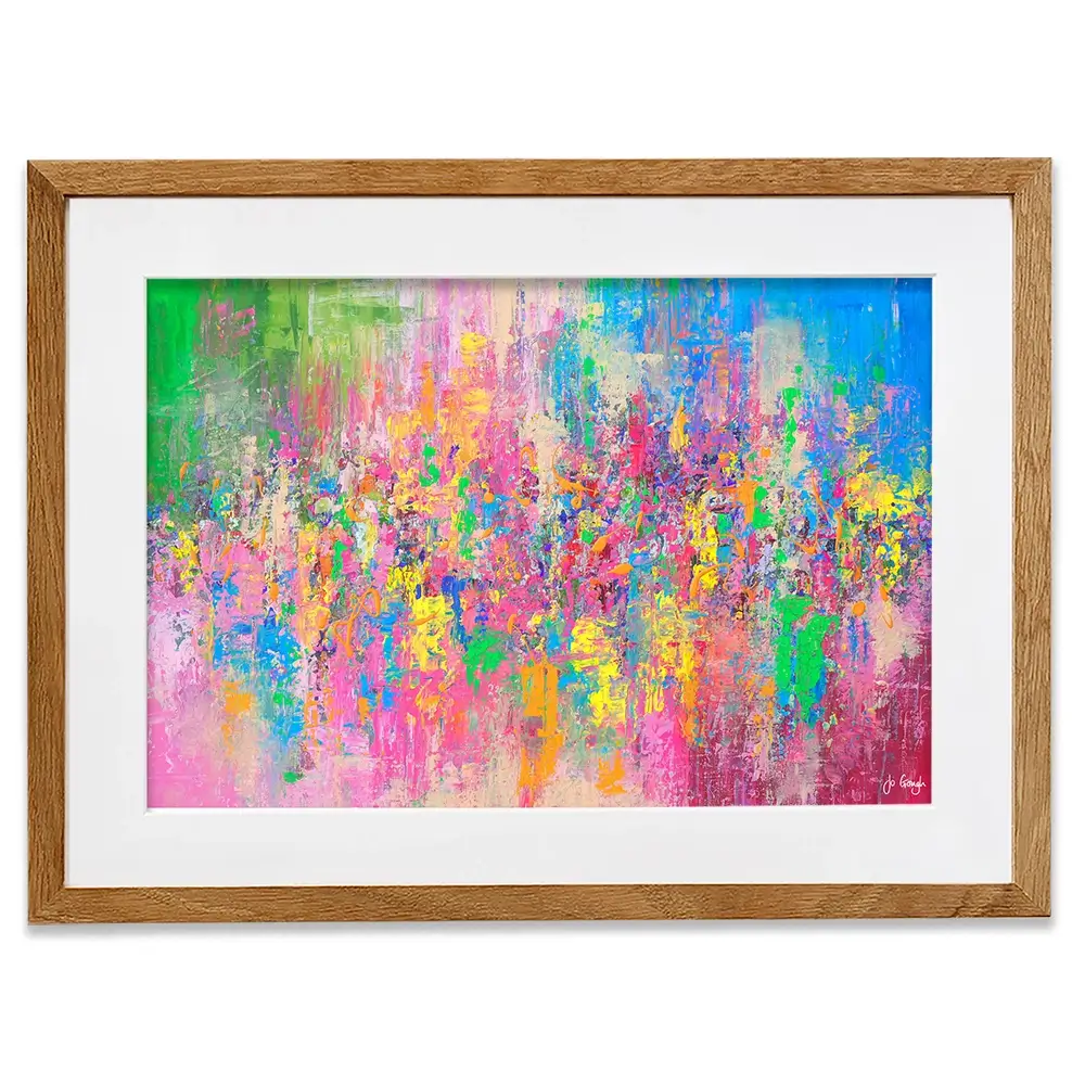 Multicoloured Spectrum Of Dreams Framed Art Print Multicoloured Spectrum Of Dreams Framed Art Print wall art product Jo Gough