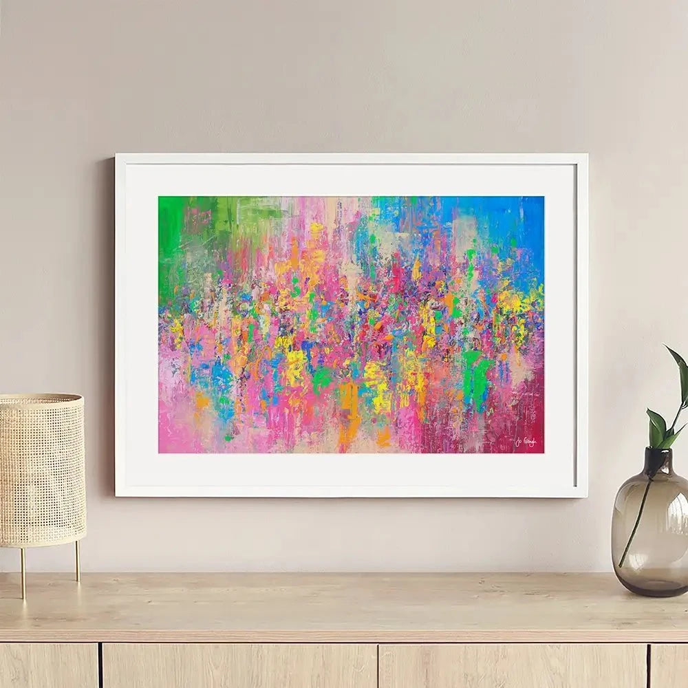 Multicoloured Spectrum Of Dreams Framed Art Print Multicoloured Spectrum Of Dreams Framed Art Print wall art product Jo Gough