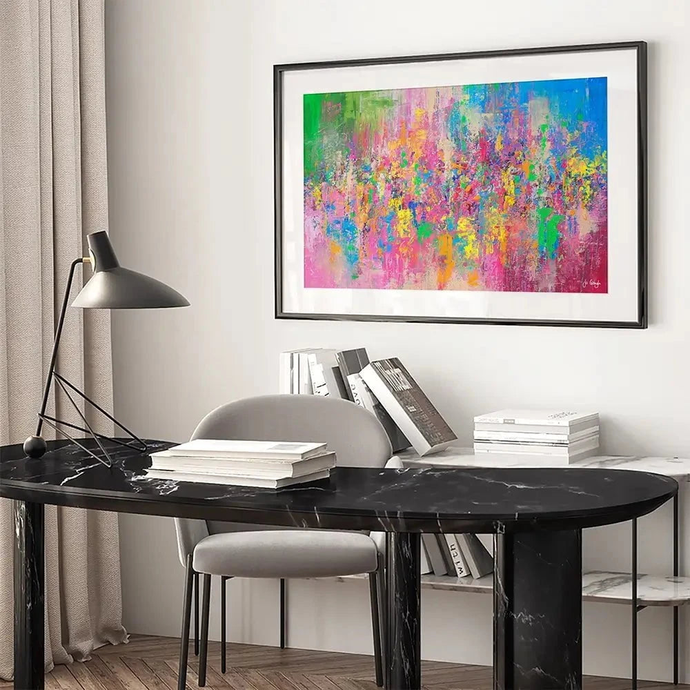 Multicoloured Spectrum Of Dreams Framed Art Print Multicoloured Spectrum Of Dreams Framed Art Print wall art product Jo Gough