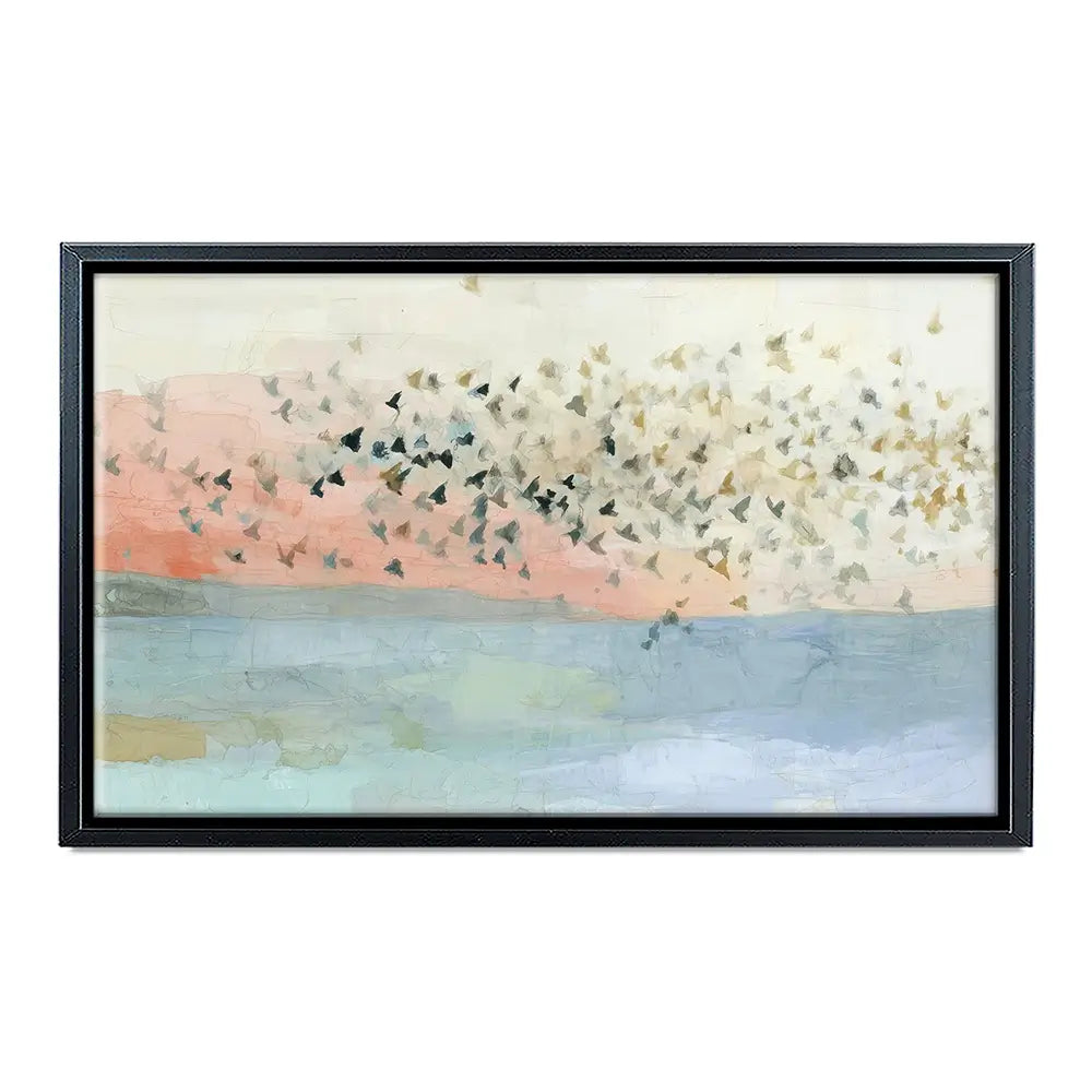 Murmuration Of Birds Canvas Print Murmuration Of Birds Canvas Print wall art product Chromatic Storm Studio