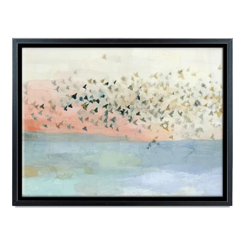 Murmuration Of Birds Canvas Print Murmuration Of Birds Canvas Print wall art product Chromatic Storm Studio