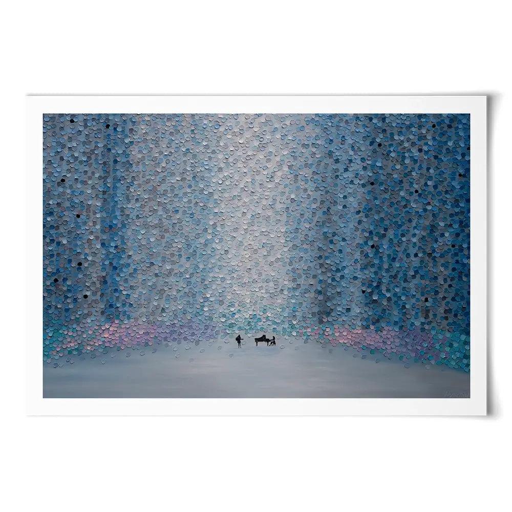 Music And Rain Art Print Music And Rain Art Print wall art product Ekaterina Ermilkina