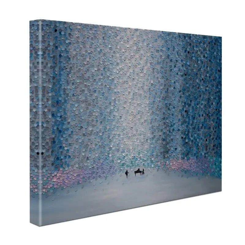 Music And Rain Canvas Print Music And Rain Canvas Print wall art product Ekaterina Ermilkina