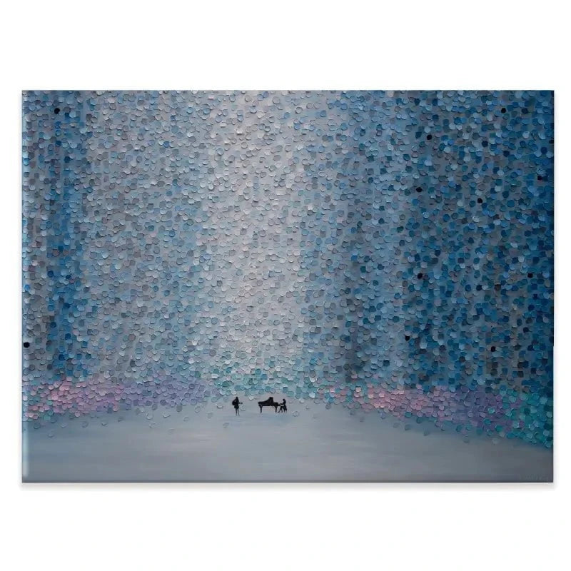 Music And Rain Canvas Print Music And Rain Canvas Print wall art product Ekaterina Ermilkina