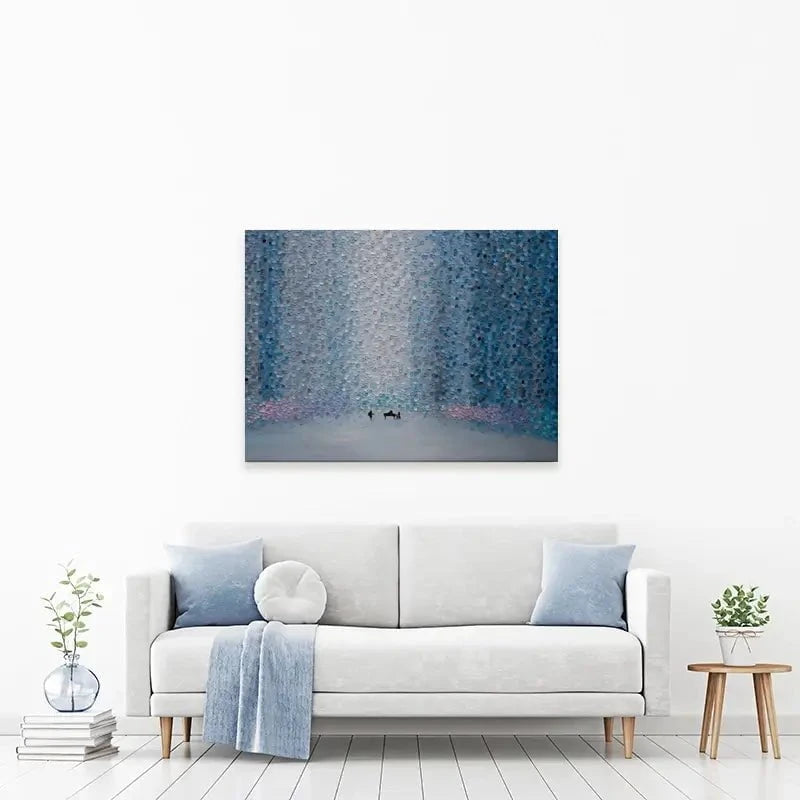 Music And Rain Canvas Print Music And Rain Canvas Print wall art product Ekaterina Ermilkina