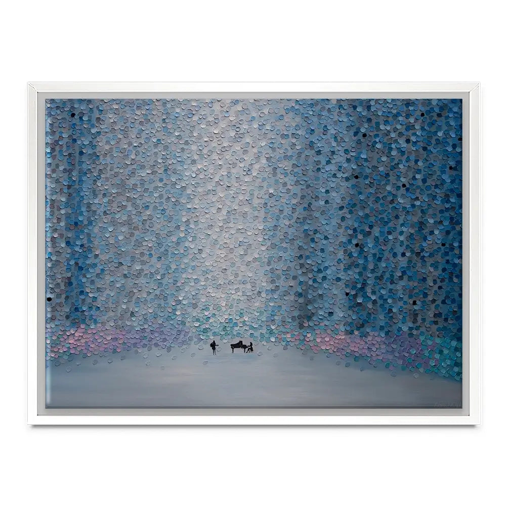 Music And Rain Canvas Print Music And Rain Canvas Print wall art product Ekaterina Ermilkina