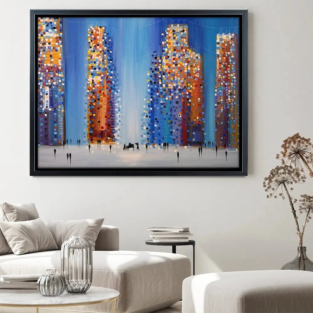 Music In The City Canvas Print Music In The City Canvas Print wall art product Ekaterina Ermilkina
