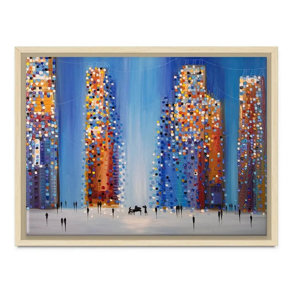 Music In The City Canvas Print Music In The City Canvas Print wall art product Ekaterina Ermilkina