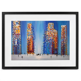 Music In The City Framed Art Print Music In The City Framed Art Print wall art product Ekaterina Ermilkina