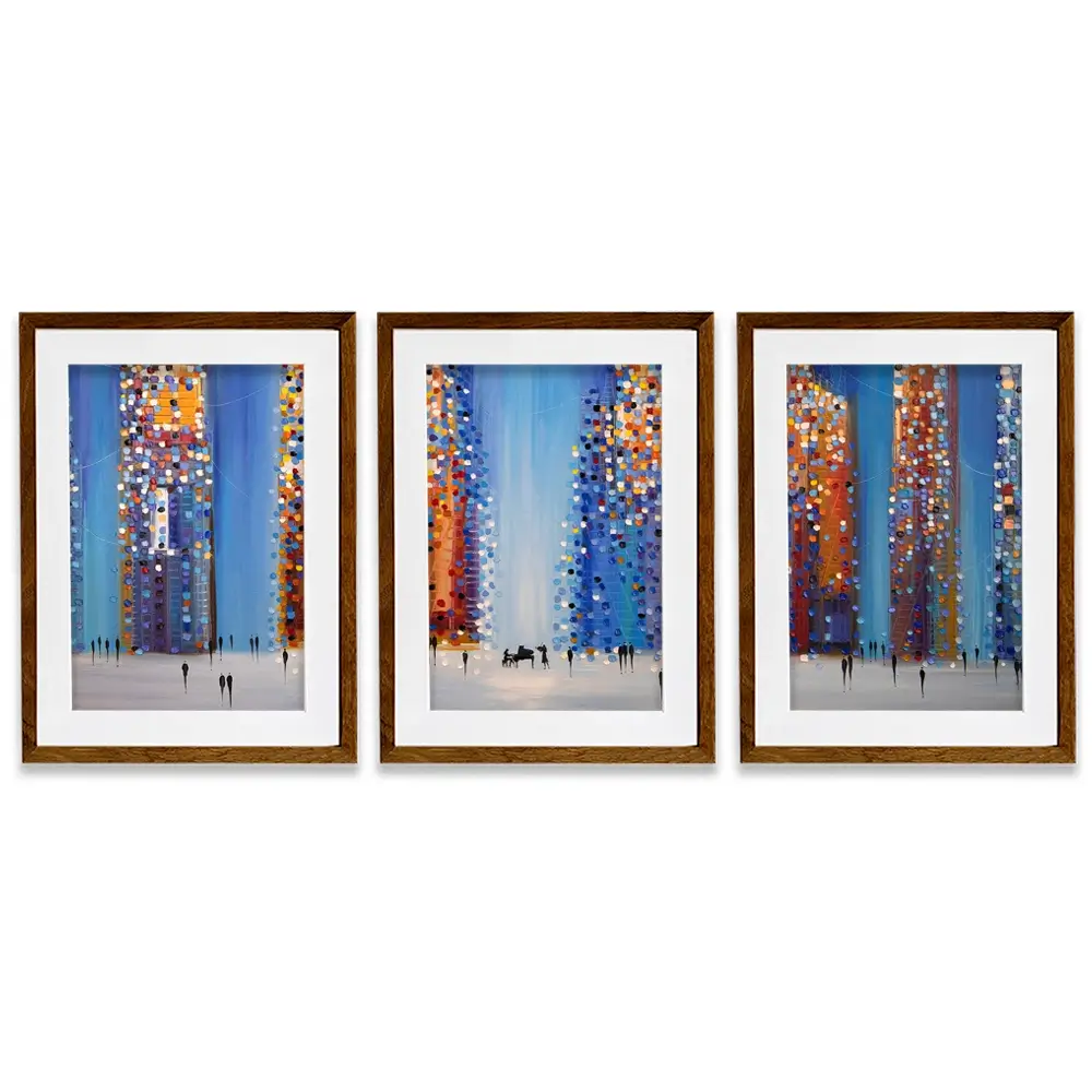 Music In The City Framed Art Print Trio Music In The City Framed Art Print Trio wall art product Ekaterina Ermilkina